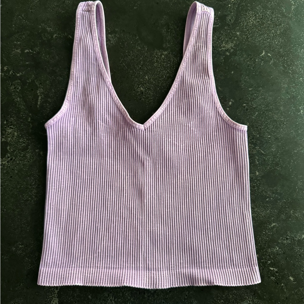 light purple nikibiki crop top